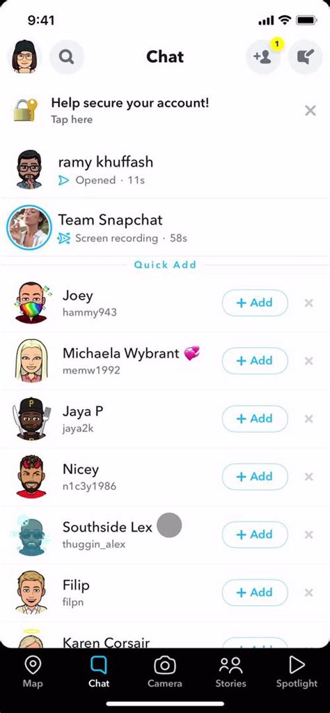 Snapchat chat - Account Recovery • Snapchat